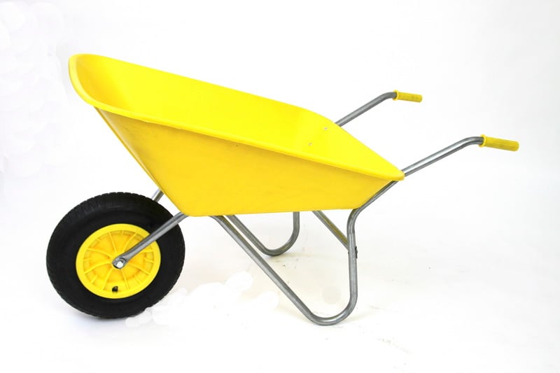 Bullbarrow Matador Wheelbarrow 85 Litres (Yellow)