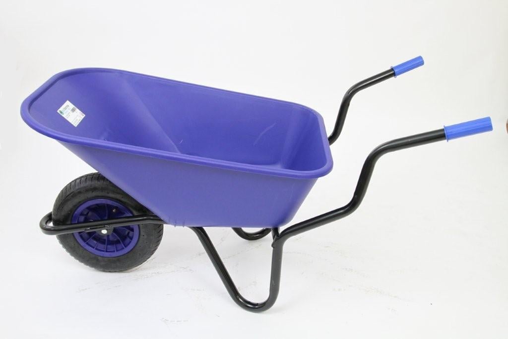 Bullbarrow Bronco Wheelbarrow 110 Litres (Blue)