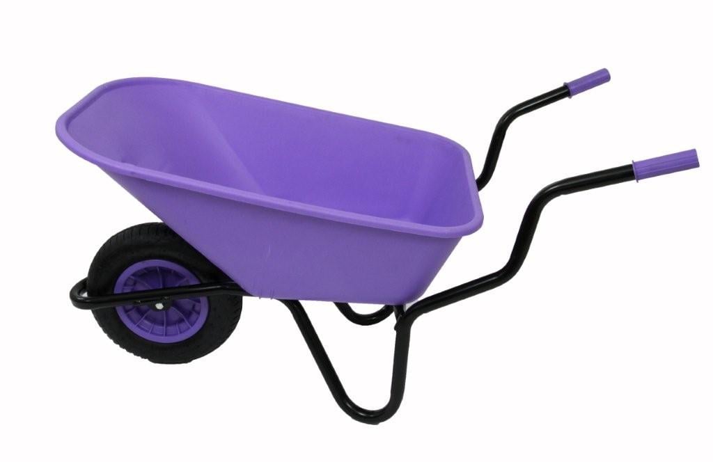 Bullbarrow Bronco Wheelbarrow 110 Litres (Lilac)