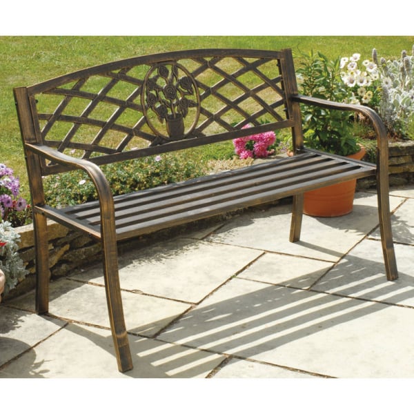 Click to view product details and reviews for Gablemere Coalbrookedale Garden Bench Bronze.