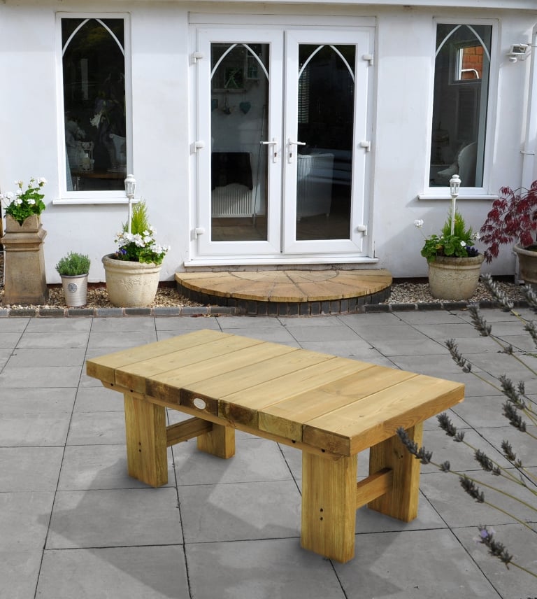 Click to view product details and reviews for Forest Garden Low Level Sleeper Table 12m.