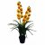 Leaf Design 90cm Artificial Cymbidium Orchid Plant (XL - Yellow Flowers)